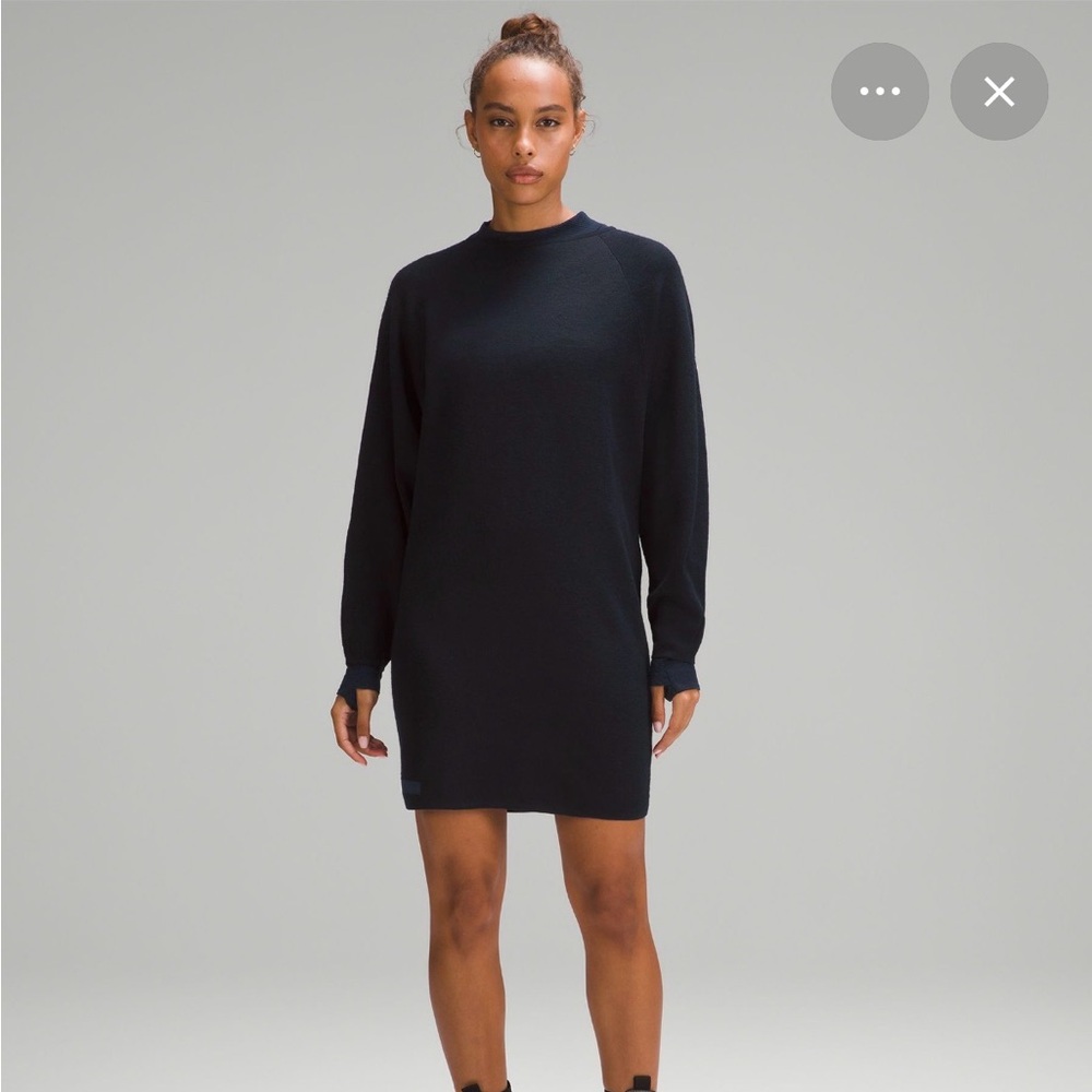 lululemon athletica Women’s Black  Sweater dress
